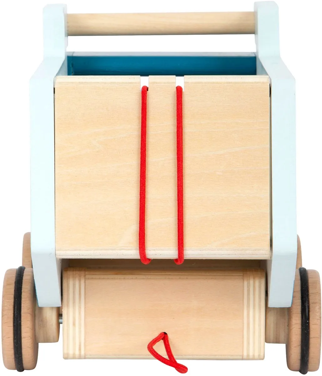 Small Foot Houten Trekfiguur Kiepvrachtwagen - Multicolor