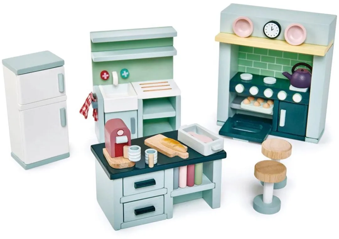 Tender Leaf Toys Meubeltjes Keuken Poppenhuis - Groen