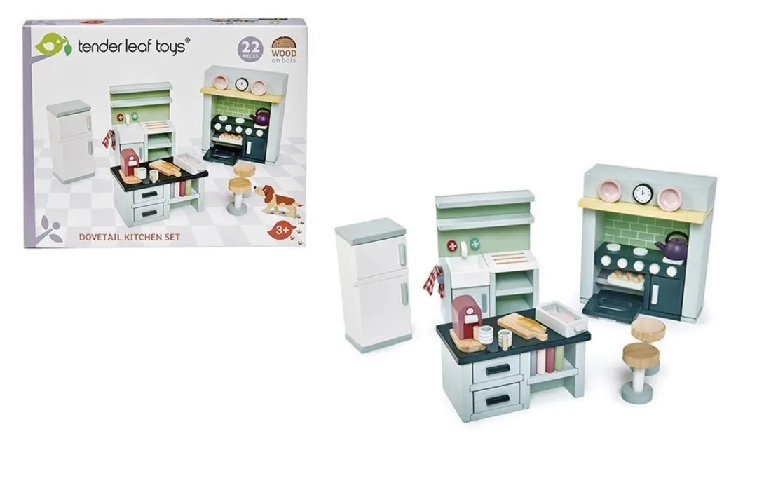 Tender Leaf Toys Meubeltjes Keuken Poppenhuis - Groen