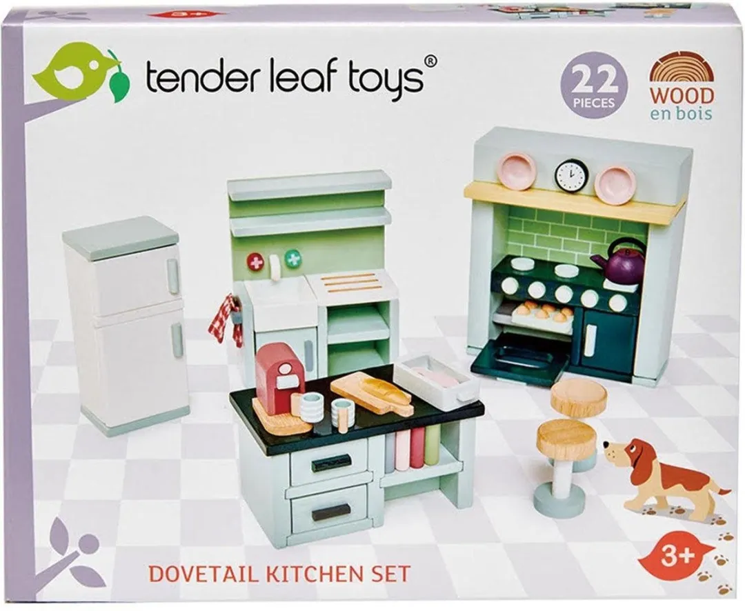 Tender Leaf Toys Meubeltjes Keuken Poppenhuis - Groen