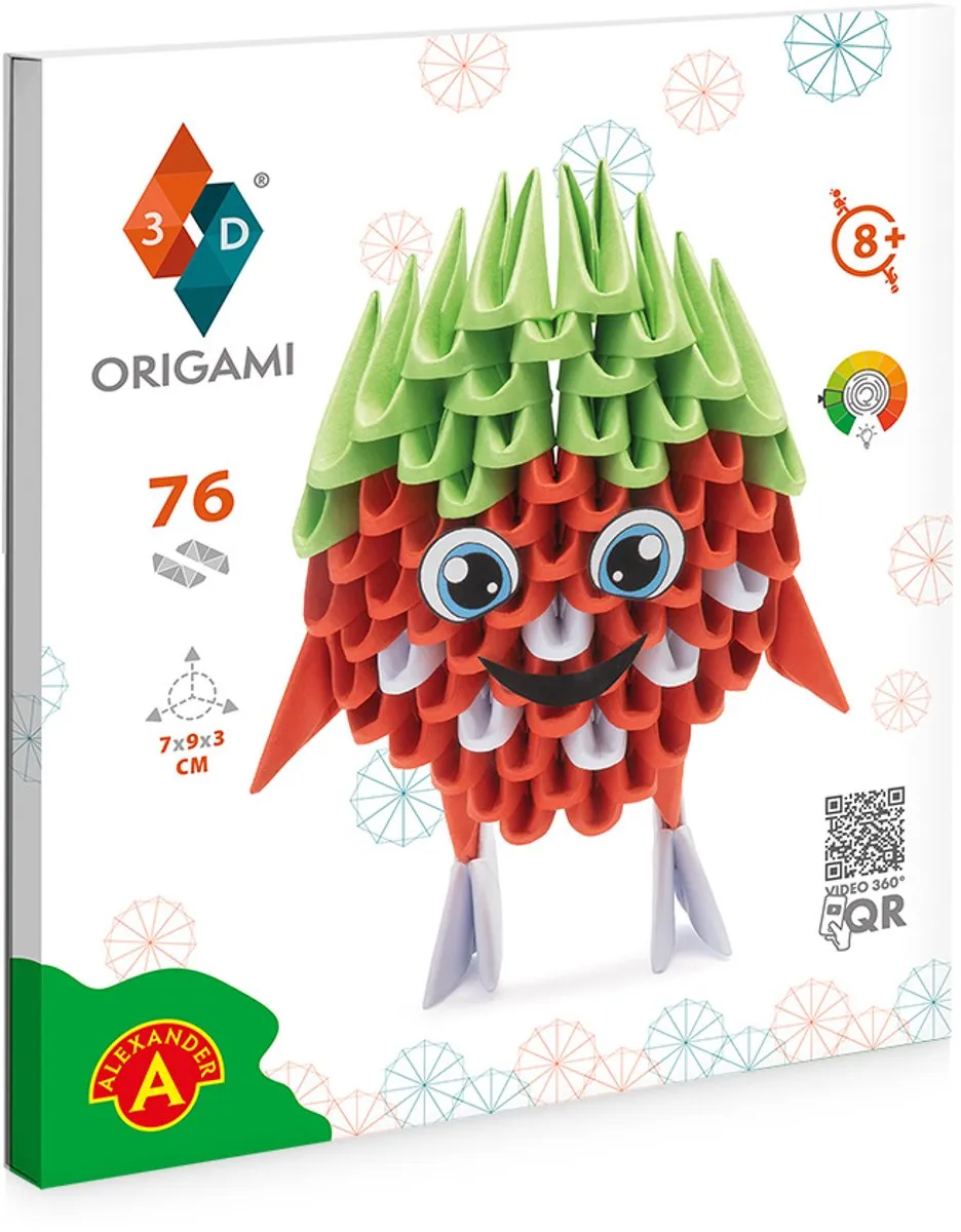 Alexander Toys 3D Origami Aardbei