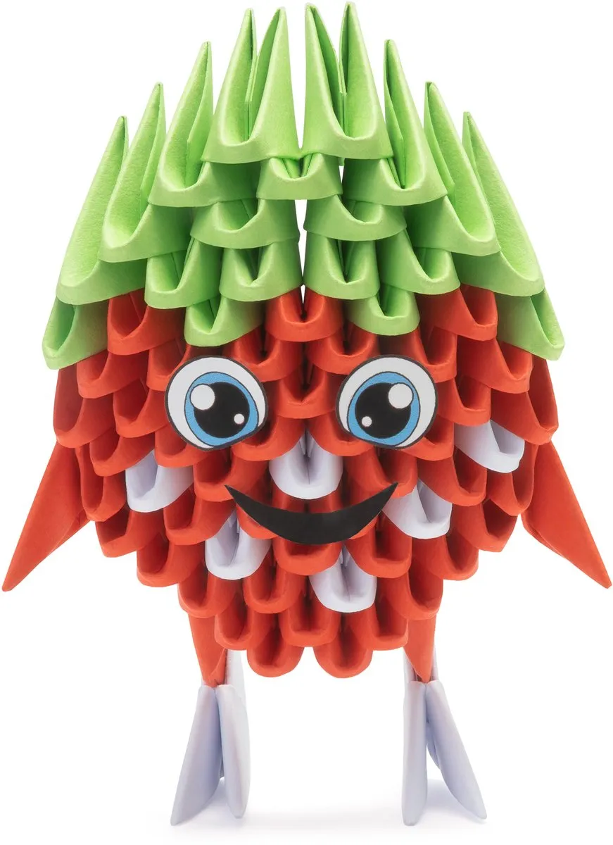 Alexander Toys 3D Origami Aardbei - Kant-en-klaar model