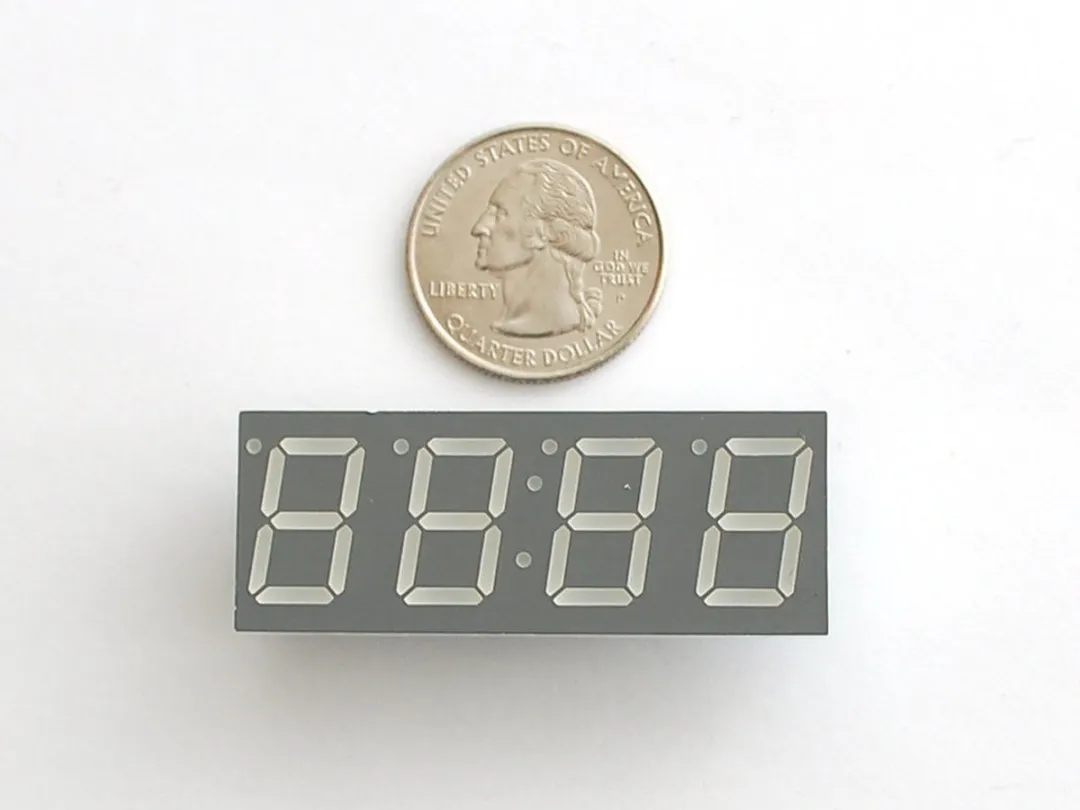 Adafruit 811 Geel 7-segment Klokdisplay - 0.56 inch
