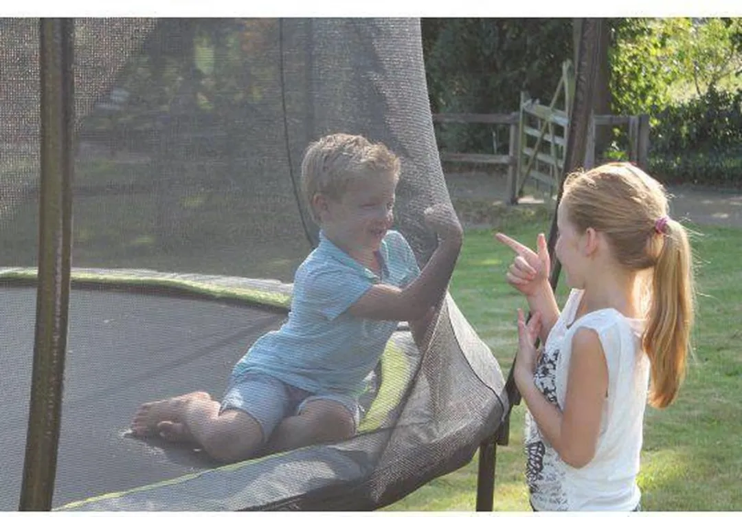 EXIT Silhouette Trampoline Ø244cm - Zwart