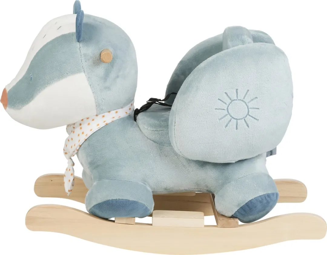 Nattou Felix Schommelpaard 59x45cm - Dusty Blauw