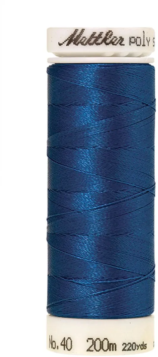 Amann Mettler Polysheen Borduurgaren 200m - Blauw