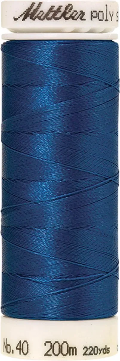 Amann Mettler Polysheen Borduurgaren 200m - Blauw