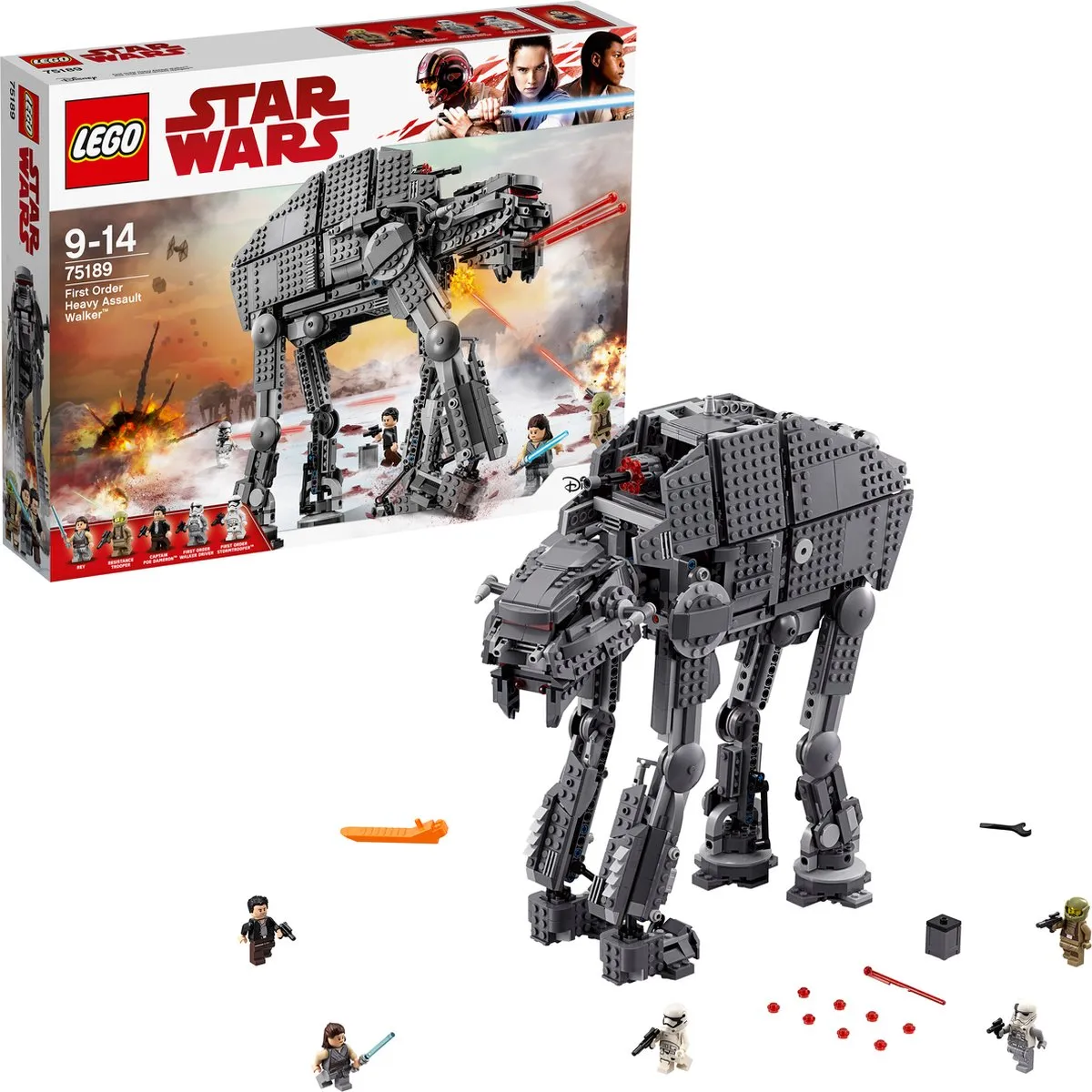 LEGO Star Wars First Order Heavy Assault Walker 75189 - 1376 Stukken