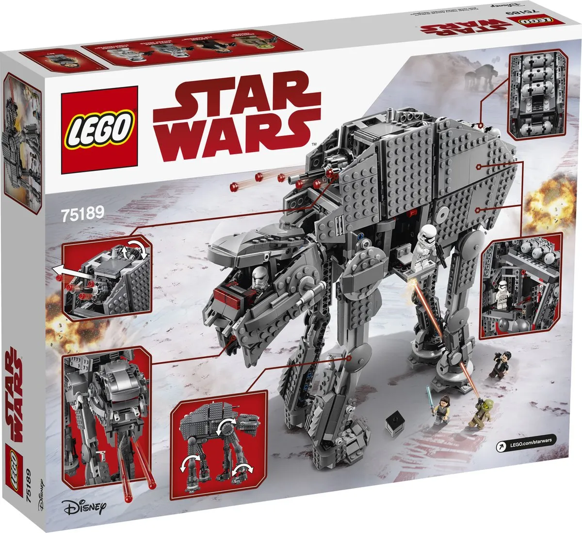 LEGO Star Wars First Order Heavy Assault Walker 75189 - 1376 Stukken