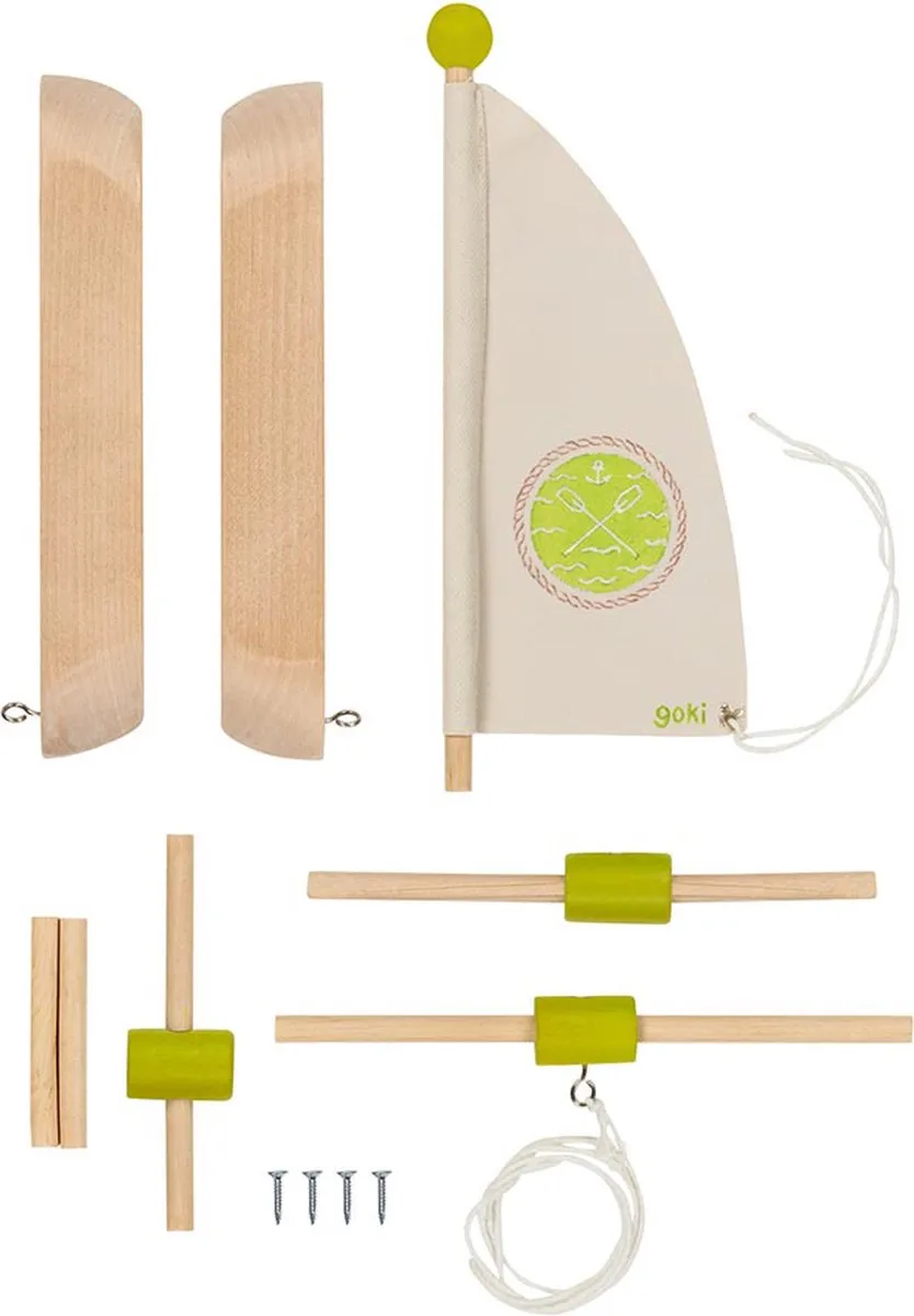 Goki Catamaran Bouwkit - 9 Onderdelen - Multicolor