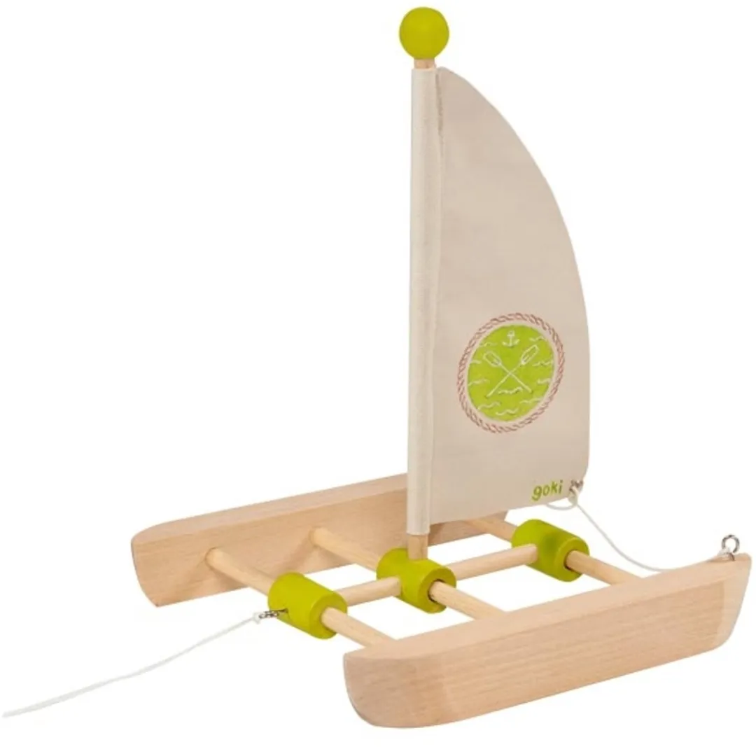 Goki Catamaran Bouwkit - 9 Onderdelen - Multicolor