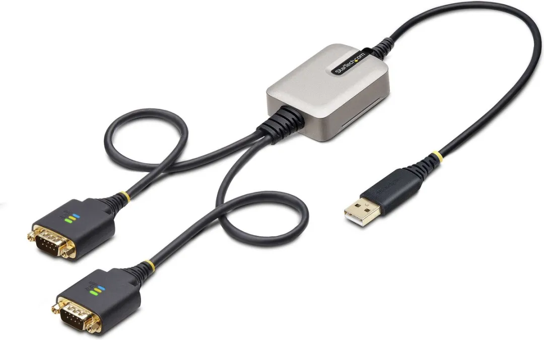 Startech 2P1FFC-USB-SERIAL USB naar Seriëel Adapterkabel