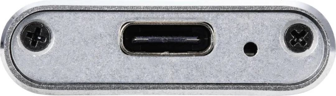 Renkforce RF-6058280 M.2 SSD-behuizing - USB-C 3.2 Gen 2 - Zilver