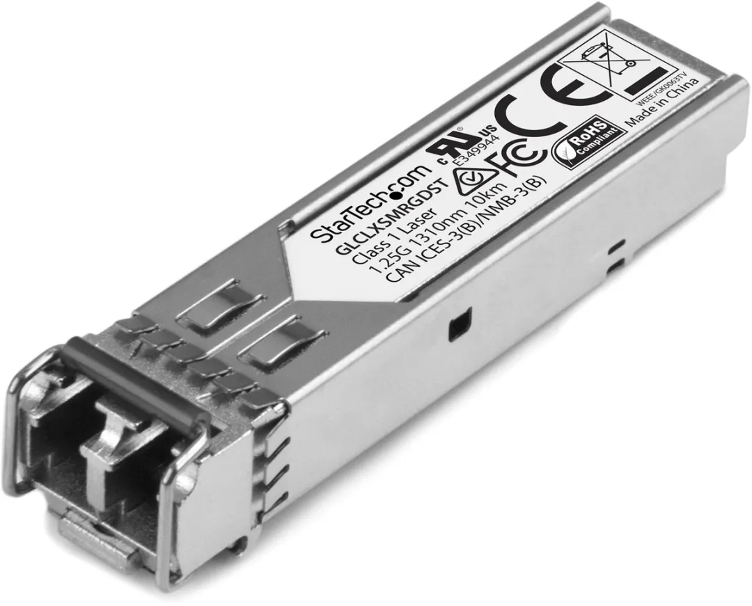 Startech GLCLXSMRGDST SFP Vezelmodule - 1.25 Gbps - Zilver