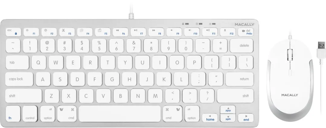Macally SLIMKEYCACOMBO Toetsenbord & Muis
