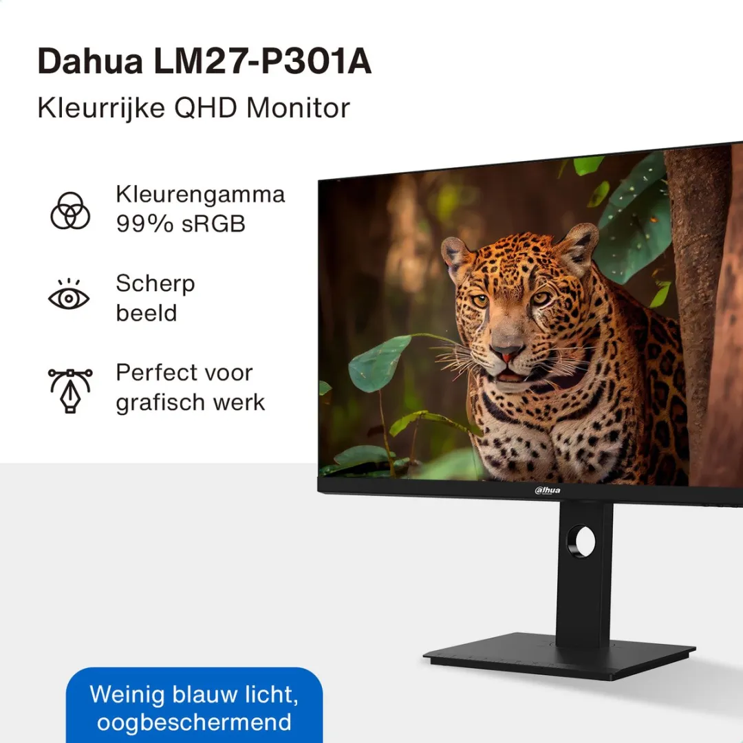 Dahua LM27-P301A QHD Monitor 27 inch - 75Hz - USB-C 65W