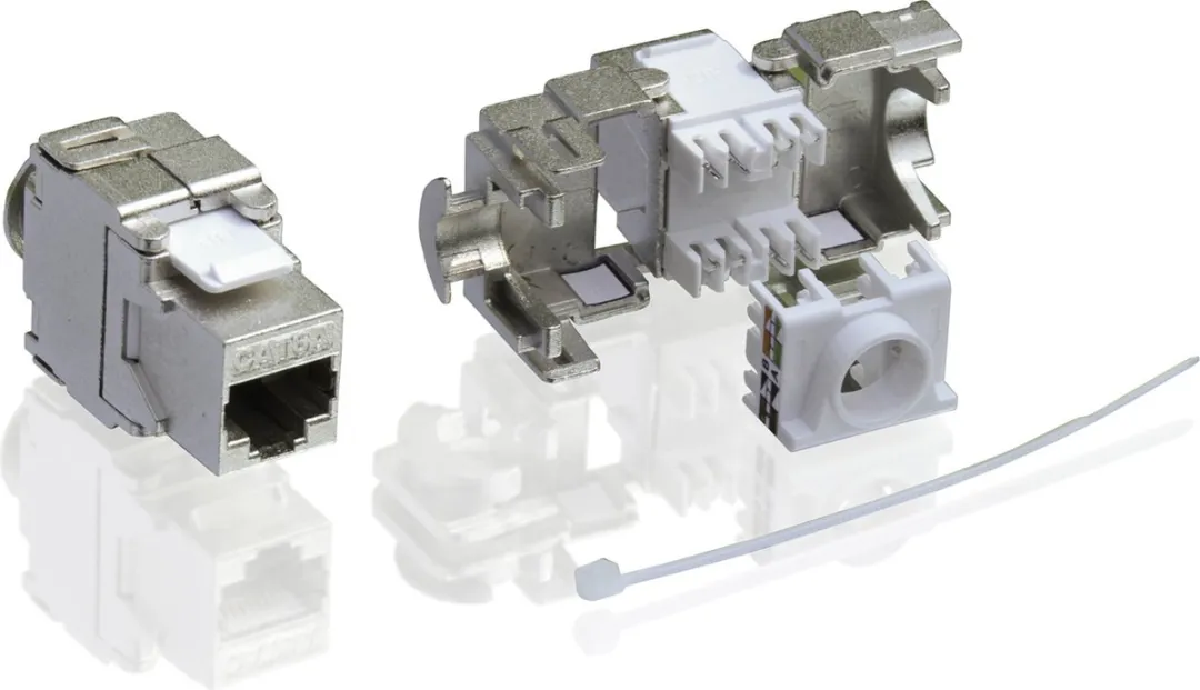 Value Cat.6A Keystone RJ-45 - 10 Gbps - Zilver - afbeelding 4 van 5