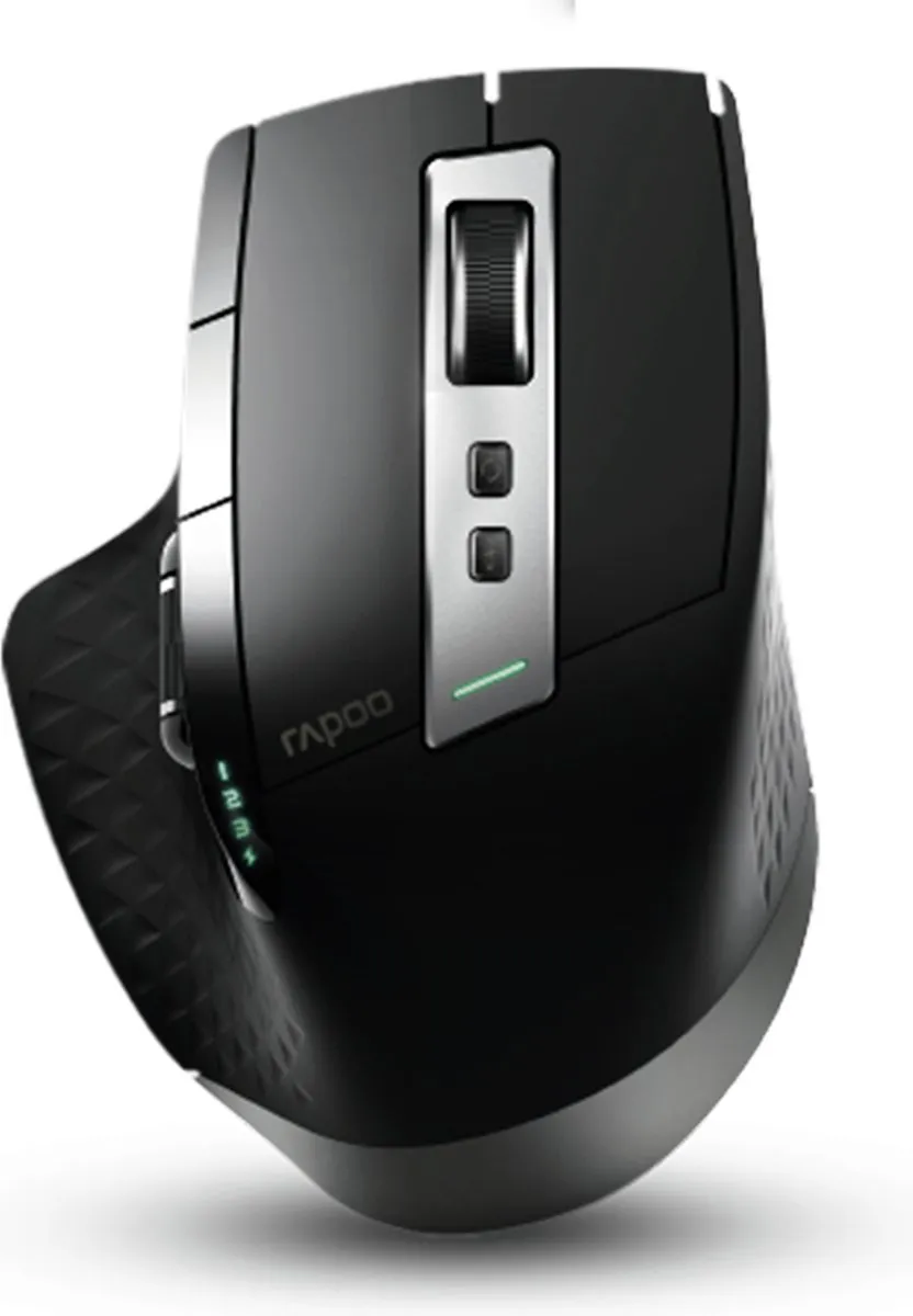 Rapoo MT750S Draadloze Muis - Bluetooth & 2.4GHz - Zwart