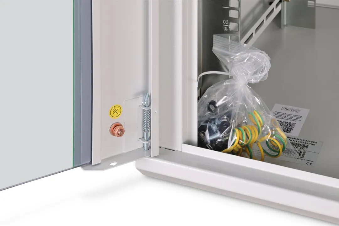Digitus DN-19 12U-6/6-EC Wandkast 12 HE - 600x638x600mm Grijs-wit