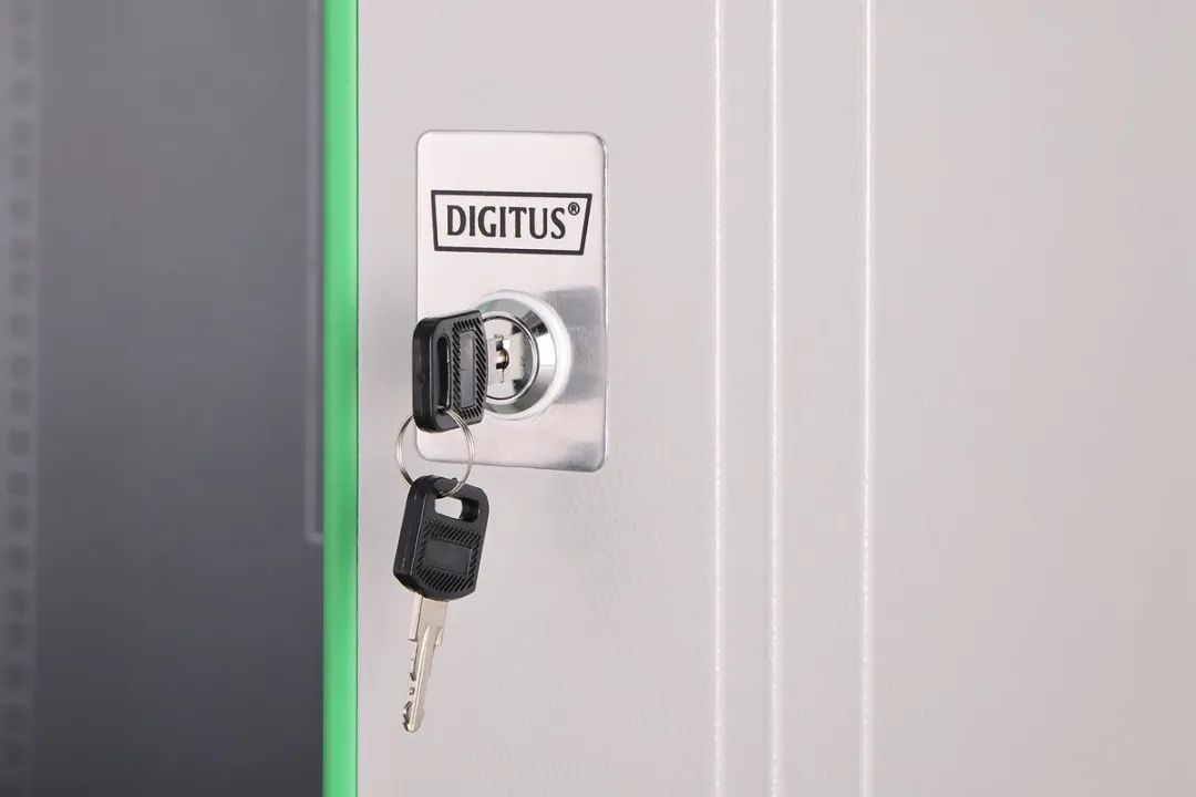 Digitus DN-19 12U-6/6-EC Wandkast 12 HE - 600x638x600mm Grijs-wit
