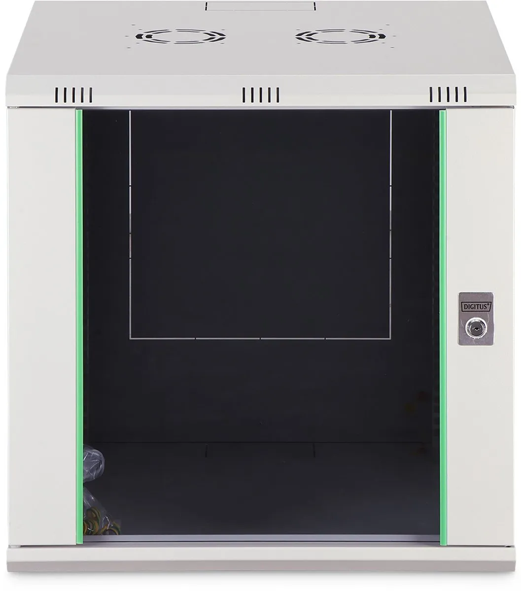 Digitus DN-19 12U-6/6-EC Wandkast 12 HE - 600x638x600mm Grijs-wit - afbeelding 6 van 6