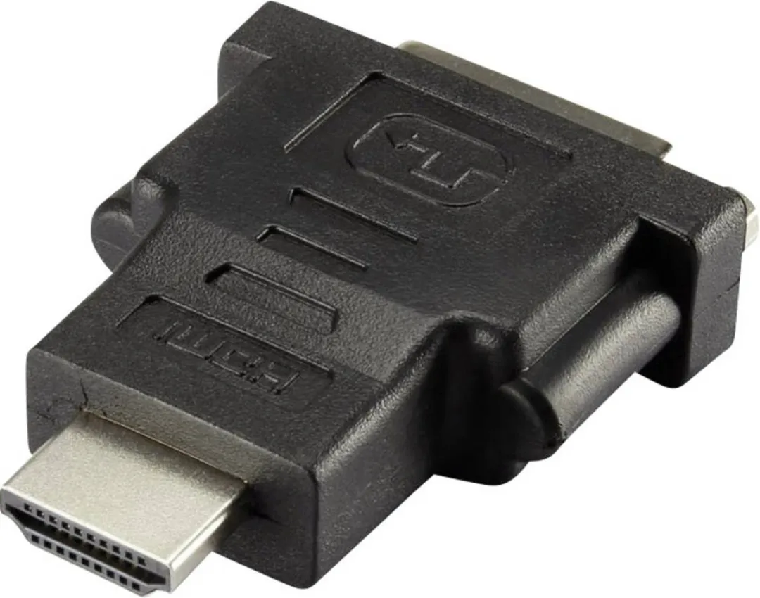 Renkforce RF-4212231 HDMI naar DVI Adapter - Zwart