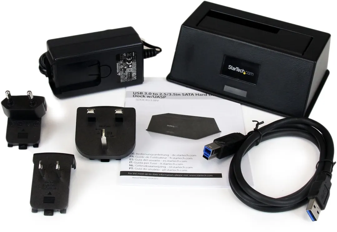 Startech SDOCKU33BV Harddiskbehuizing - Zwart