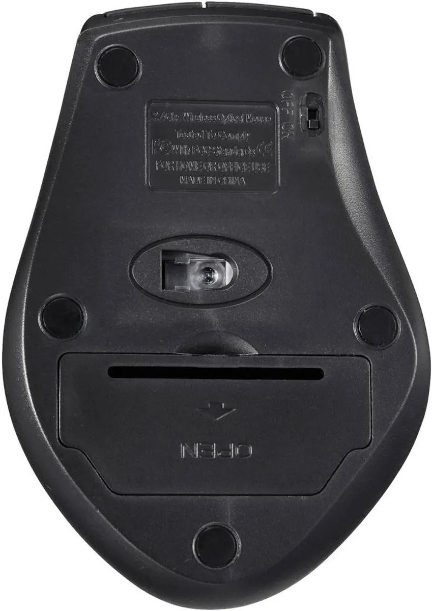 Renkforce RF-WM-210 Radiomuis - 6 Knoppen 1600dpi - Zwart