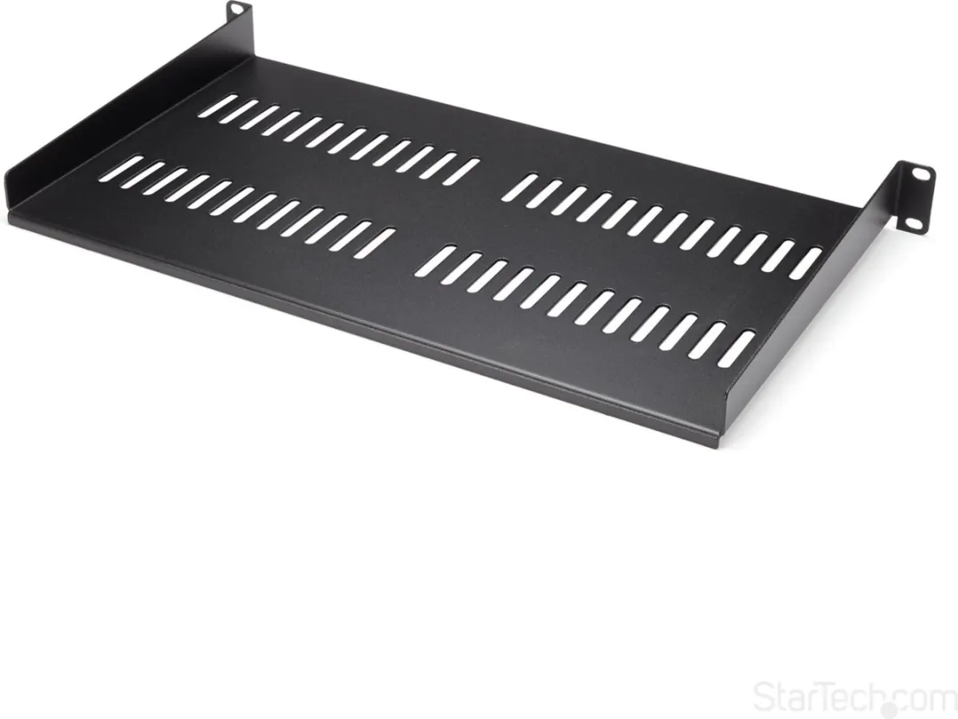 Startech CABSHELFV1U Server Rack Schap - 1U - Zwart - afbeelding 6 van 6