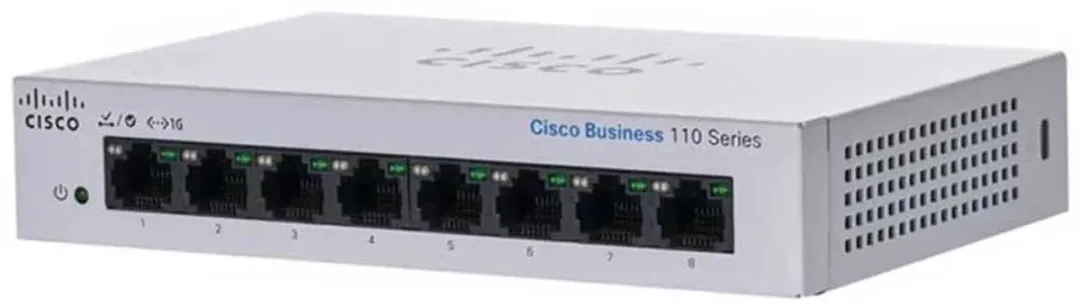 Cisco CBS110-8T-D-EU Switch 8 Poorten - Grijs
