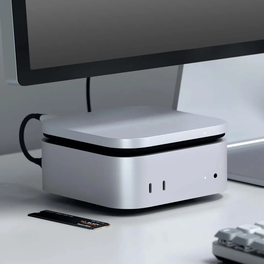 Satechi USB4 Slim NVMe SSD Behuizing ST-EU4SNSS - Grijs