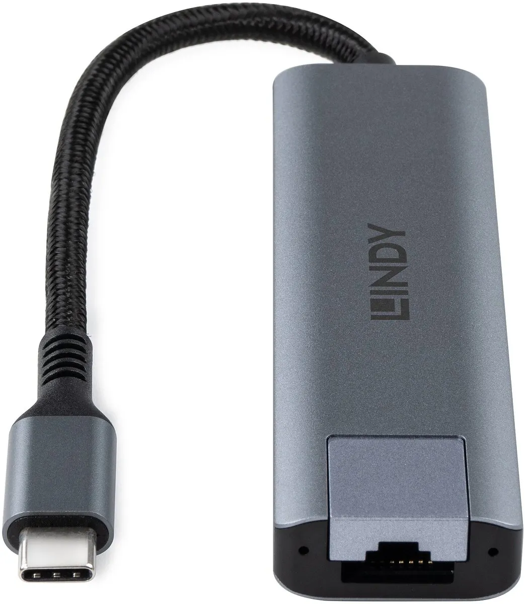 Lindy 43422 USB 3.2 Gen 2 Type-C Interface Hub - 4 Poorten - Grijs