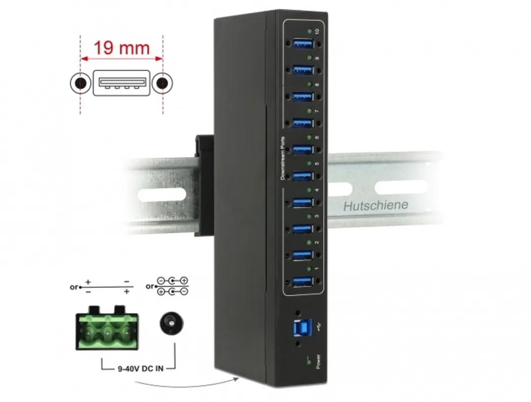 Delock 63919 Externe Industriehub