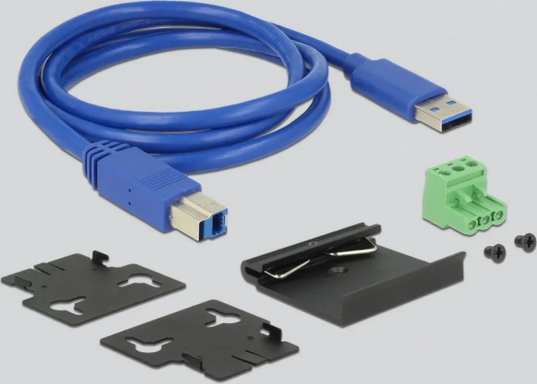 Delock 63919 Externe Industriehub - 10x USB 3.0 Type-A - 20kV ESD