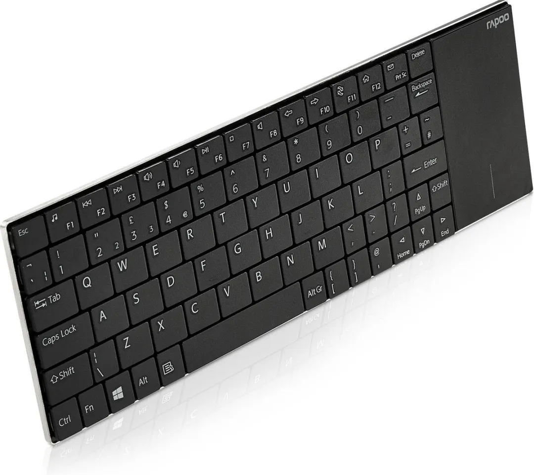 Rapoo E2710 Draadloos Multimedia Toetsenbord - Zwart