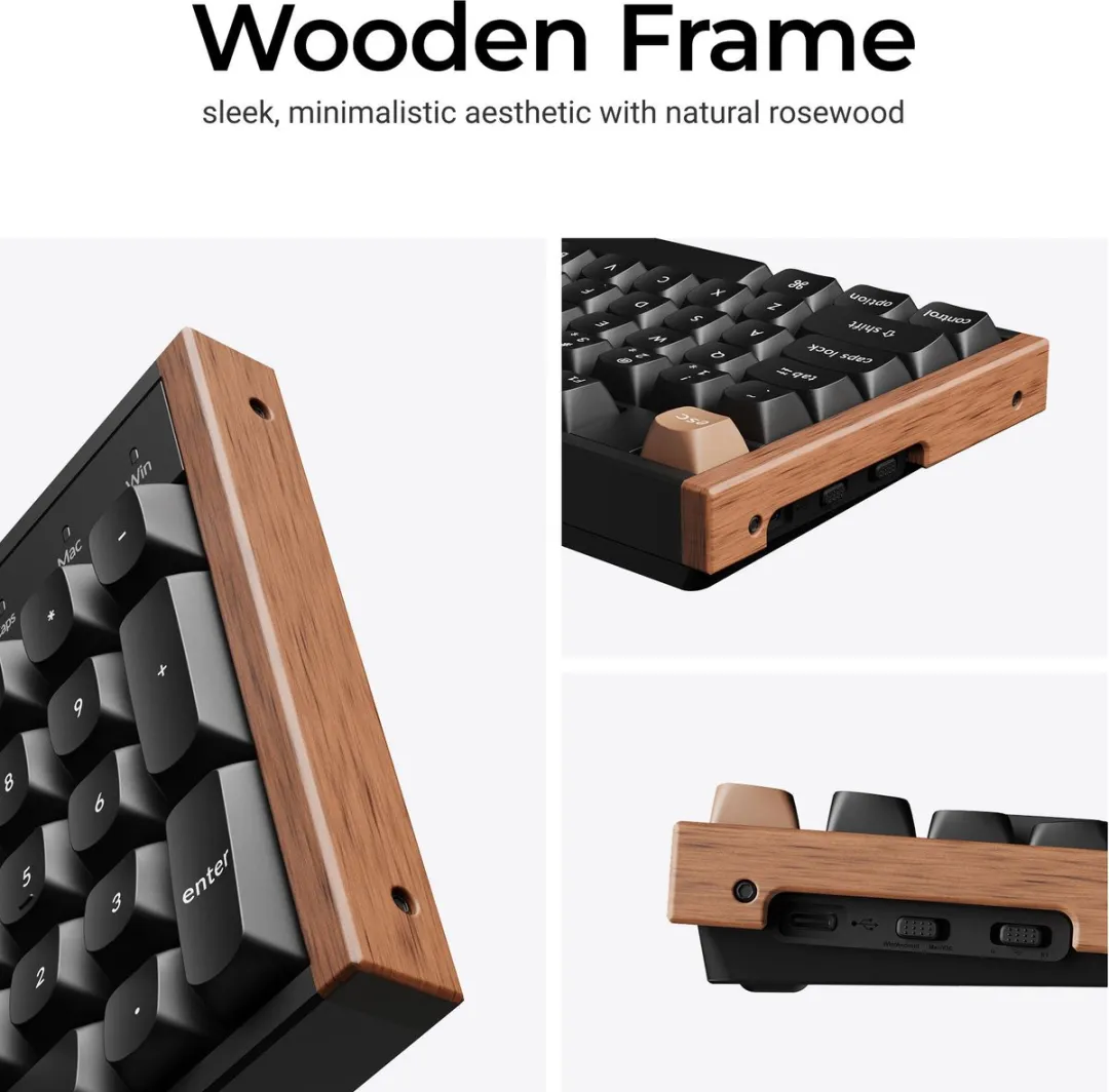 Keychron K10 HE K10H-J1 Toetsenbord - Nebula Switch - Zwart