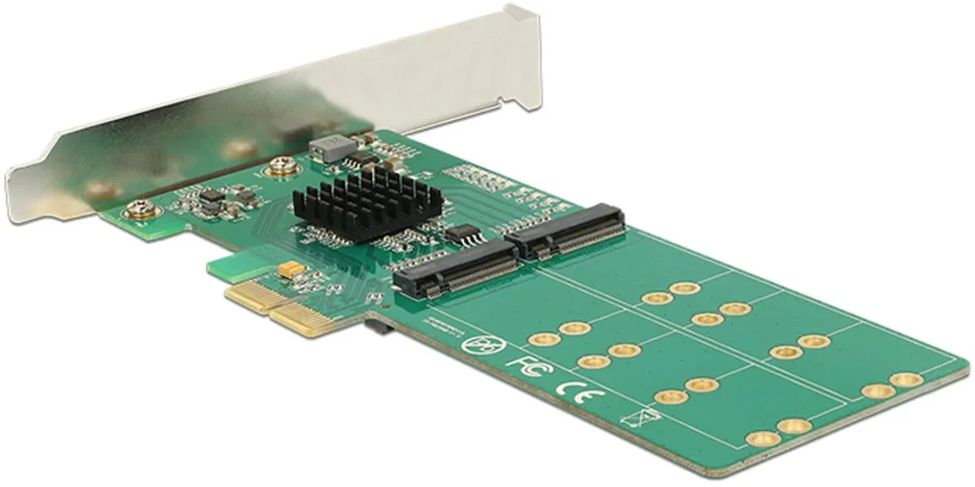 Delock 89588 PCIe Kaart 4x M.2 Key B