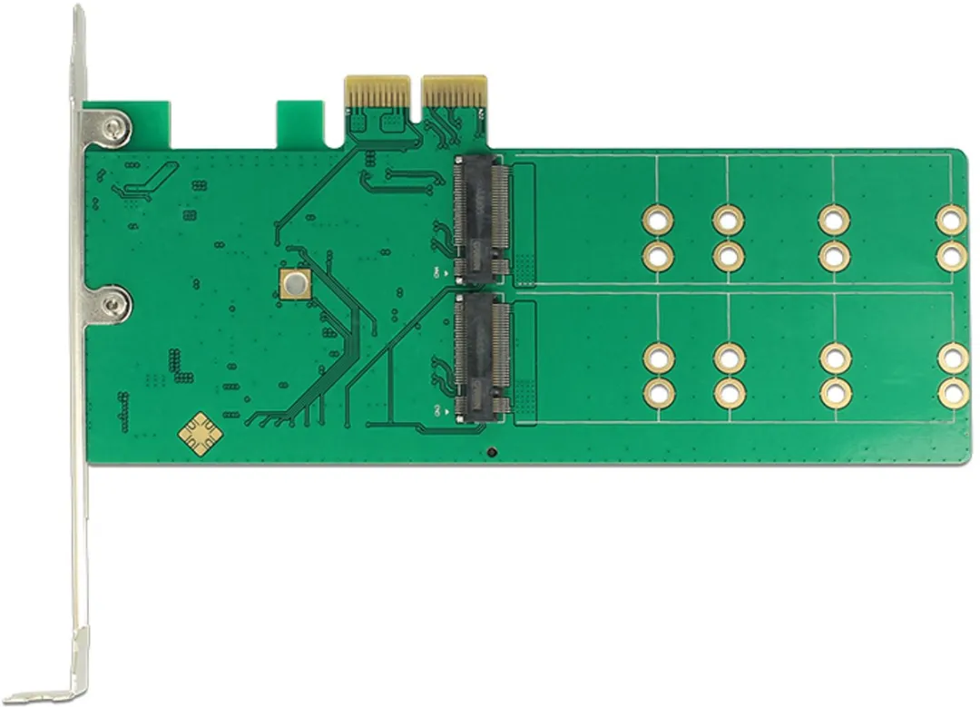 Delock 89588 PCIe Kaart 4x M.2 Key B - Low Profile