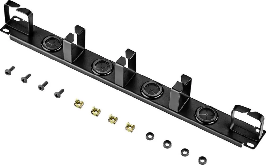 Renkforce RF-3525042 Kabelgeleiding 19" 1 HE - Zwart