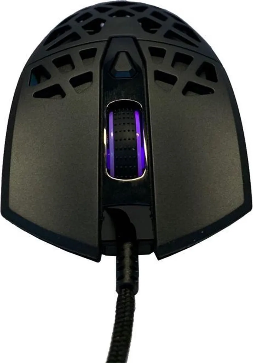 NÖRDIC Gaming Airmaster NG AIRMASTER Muismuis - Ambidextrous - 16000 DPI - Zwart