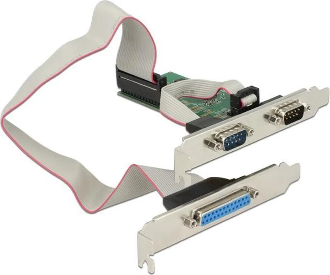 Delock 89556 PCI-Express Interfacekaart Parallel/Serie