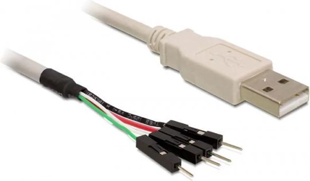 InLine Pin Header USB2.0 - USB-A Adapter 0,40m - Beige - afbeelding 4 van 4