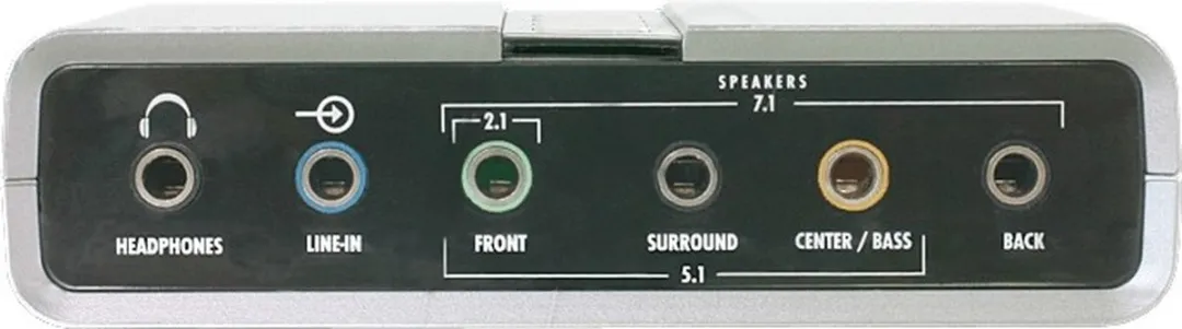 Delock 61803 USB 2.0 Soundbox 7.1 Adapter