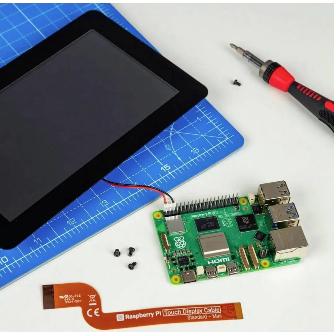 Raspberry Pi® Touch Display 2 - Displaymodule 17.8 cm (7 inch) - 1280 x 720 Pixel - Geschikt voor Raspberry Pi
