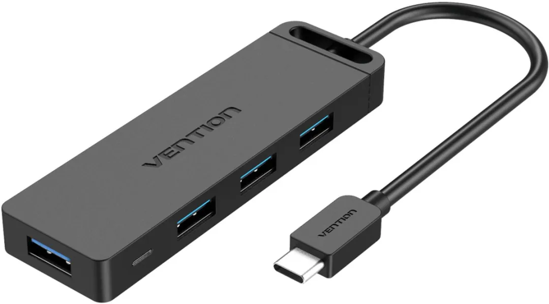 Vention USB C Hub voor 4 Poort USB 3.0 met OTG Functie
