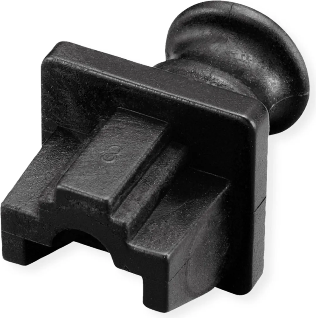 Value RJ45 Stofkapje 10 Stuks - Zwart - afbeelding 5 van 6