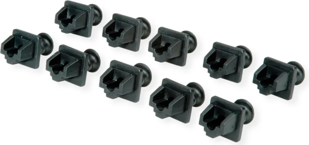 Value RJ45 Stofkapje 10 Stuks - Zwart - afbeelding 2 van 6