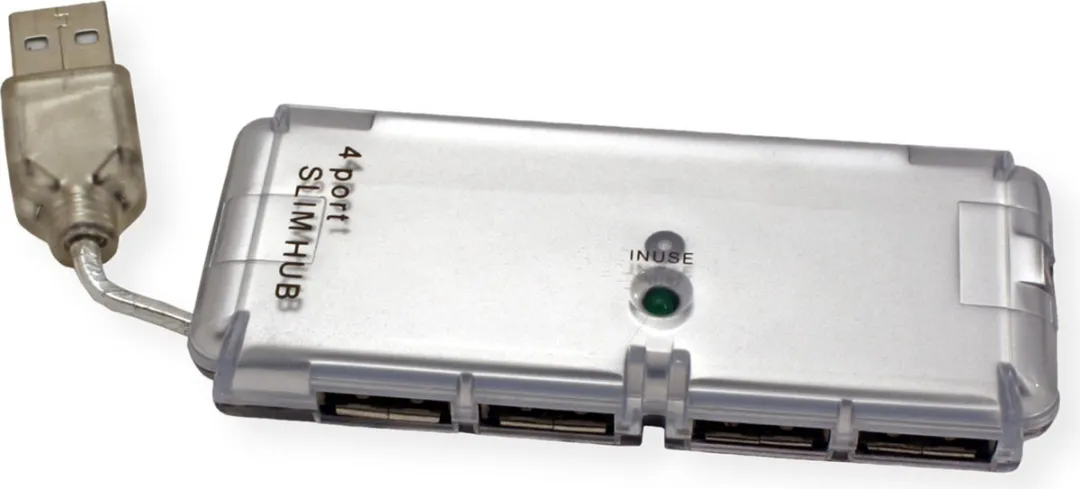 Value USB 2.0 Mini Hub 4 Poorten - Zilver
