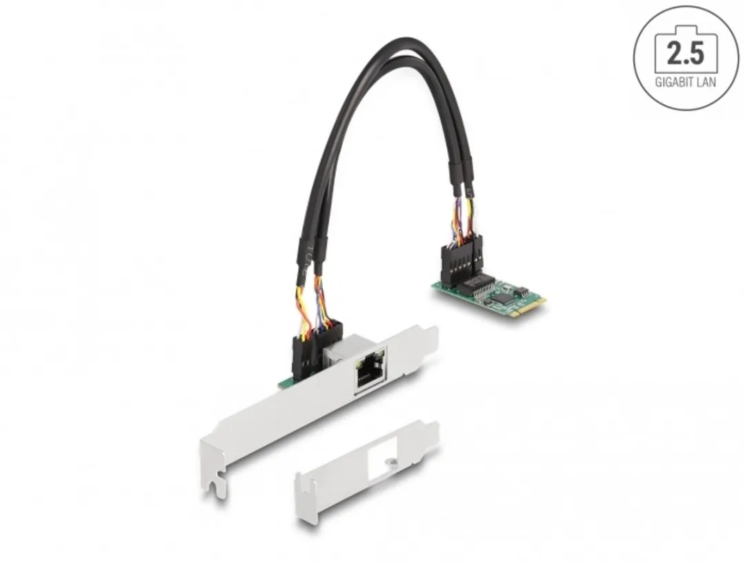 Delock M.2 Key B+M 2.5Gbps Netwerkkaart