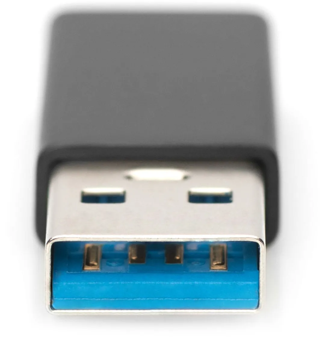 Digitus AK-300524-000-S USB-C naar USB-A Adapter - Zwart - afbeelding 6 van 6